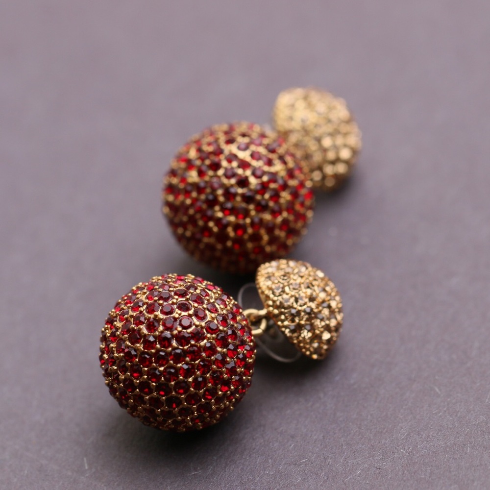 India Hicks Ruby Moon Earrings - image 2